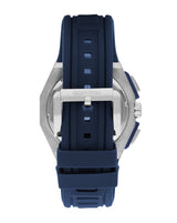 Quantum Men's Navy Chronograph Silicone Strap Watch – PWG1078.399