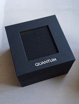 Quantum Black Chronograph Silicone Strap Men's Watch HNG956.351