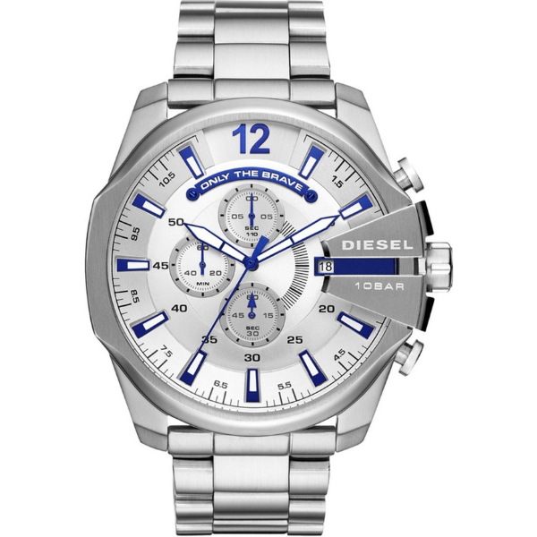 Reloj Diesel Mega Chief Chrono Plata Hombre DZ4477