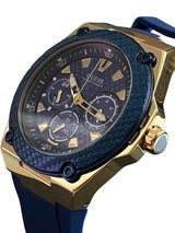 Guess Legacy Reloj Hombre Correa Caucho Azul W1049G9