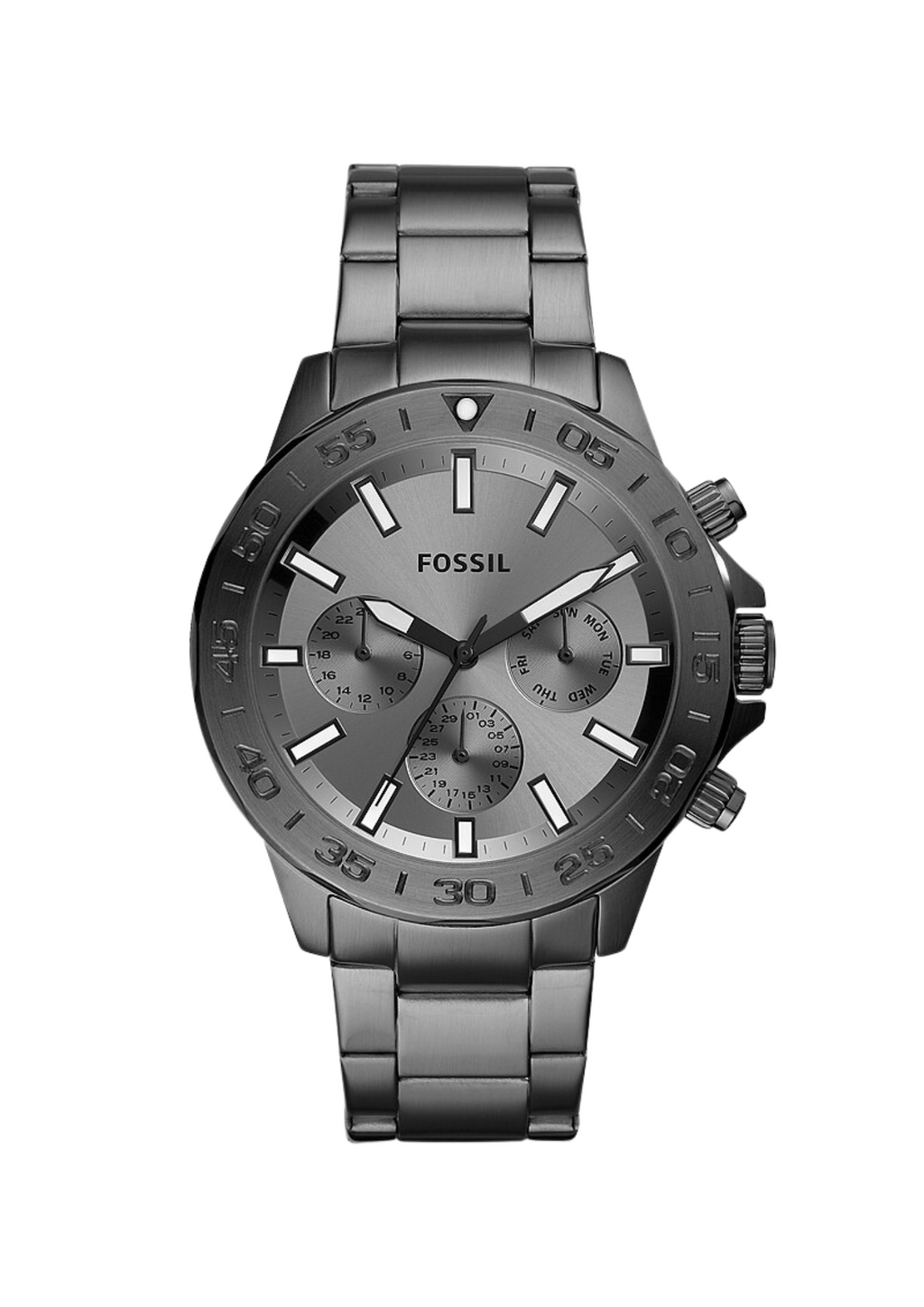 Fossil Bannon Multifunction Smoke Stainless Steel Men s Watch