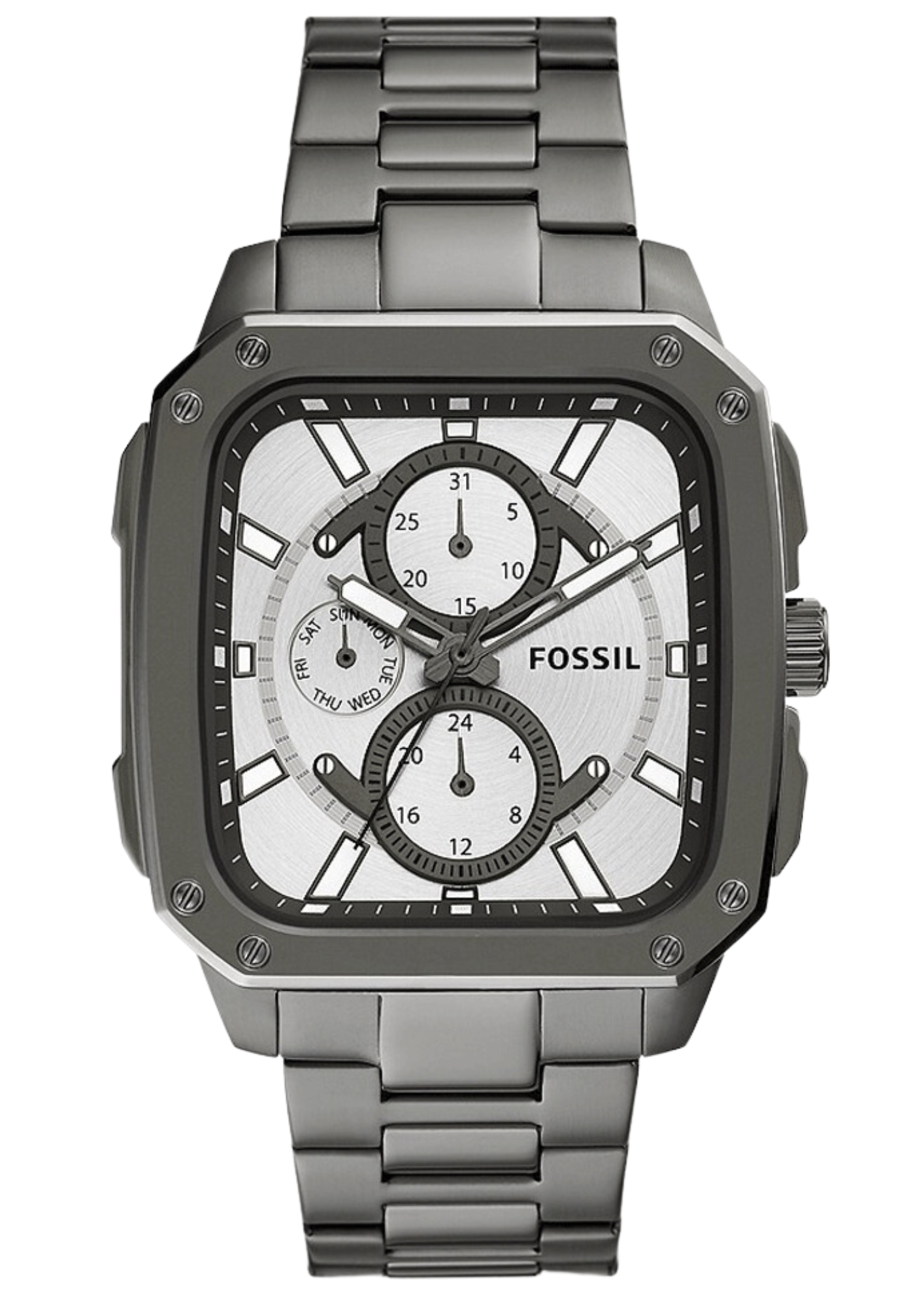 Fossil Multifunction Gunmetal Stainless Steel Men's Watch BQ2657 ...