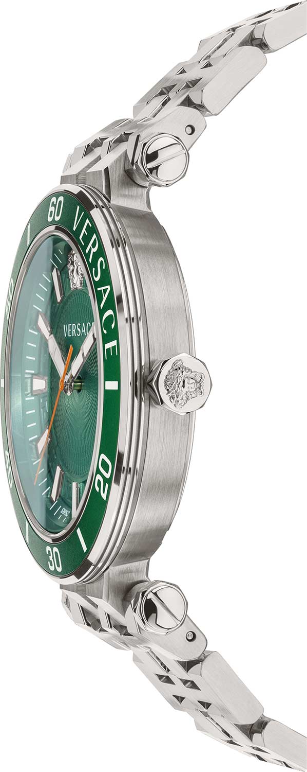 Versace Greca Sport Green Dial Men's Watch VEZ300421