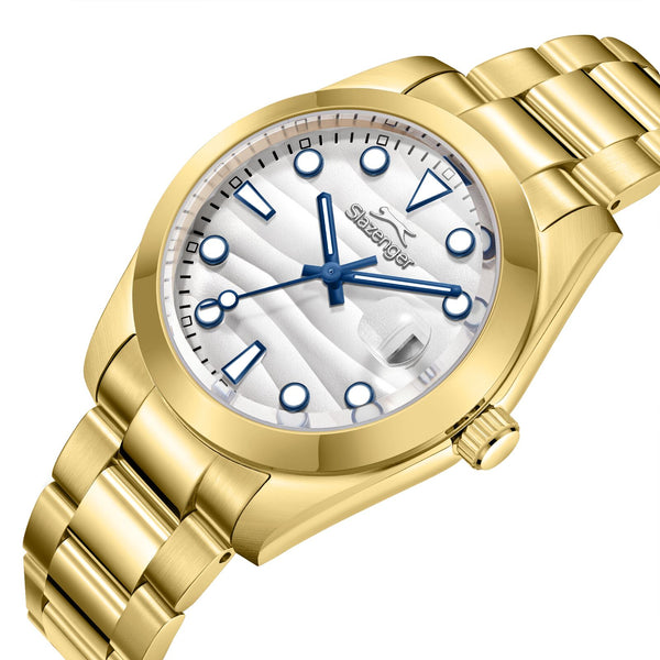 SLAZENGER Gold Stainless Steel Men's Watch - SL.09.2491.1.0624 SL.09.2491.1.0624 - Image 2