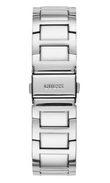 Guess Lady Frontier Cuarzo Cristal Plata Dial Damas Reloj W1156L1