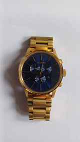 Nixon Sentry Chronograph Blue Sunray Dial Reloj para hombre A386-1922