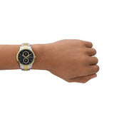 ساعة أرماني إكستشينج دانتي متعددة الوظائف ثنائية اللون للرجال - AX1865