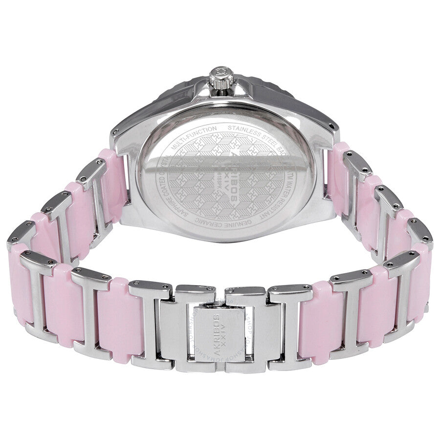 Akribos XXIV Multifunction Silver Dial Ladies Watch AK961SSPK