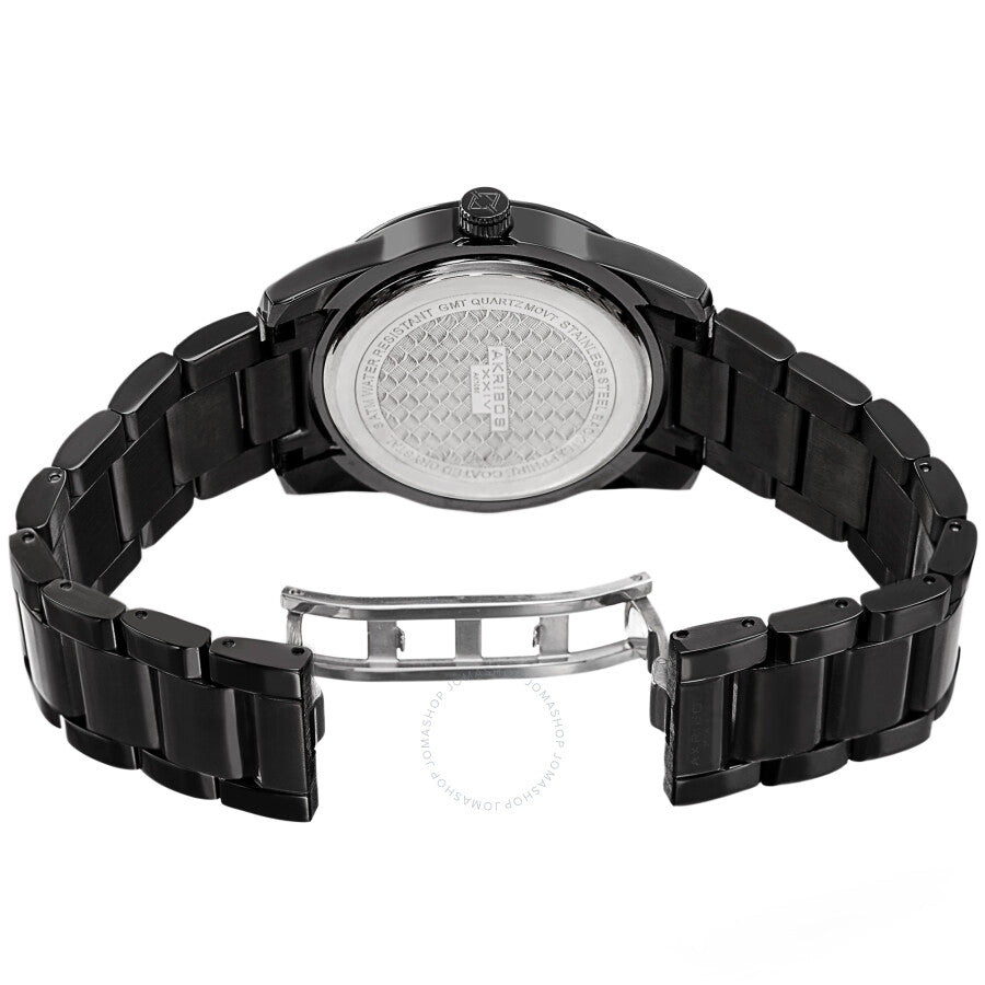Akribos XXIV Quartz Black Dial Men's Watch AK1055BK