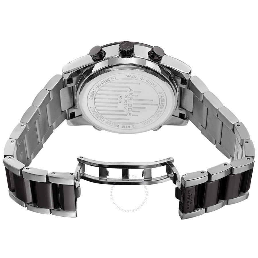Akribos XXIV Quartz Black Dial Men's Watch AK1095TTB