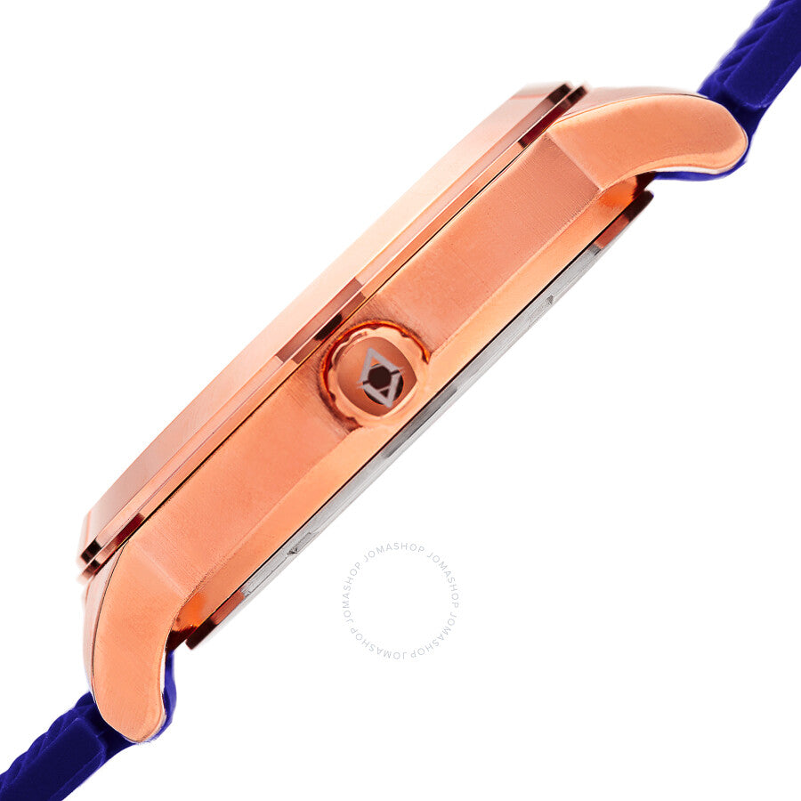 Reloj Akribos Xxiv de cuarzo con esfera azul y silicona azul para hombre AK1007RGBU
