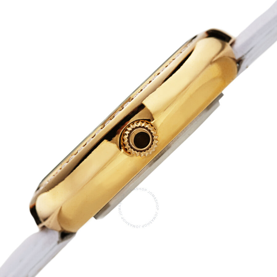 Akribos XXIV Quartz Diamond Gold Dial Ladies Watch AK1067YG