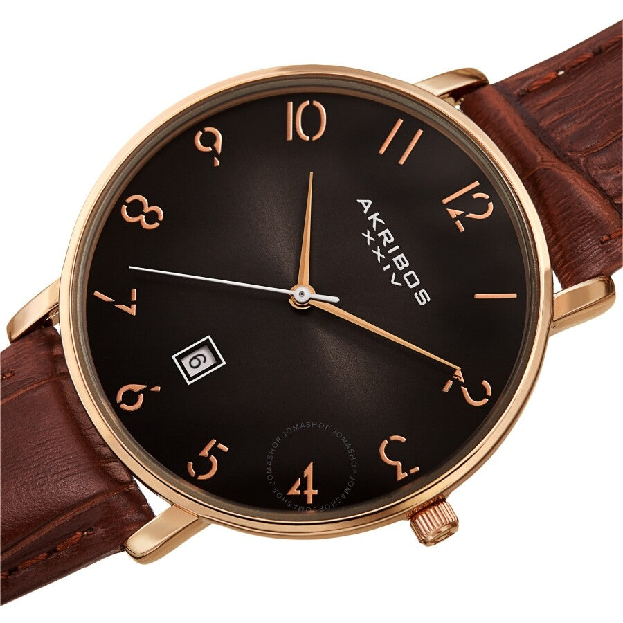 Akribos XXIV Quartz Grey Dial Men's Watch AK1077RG