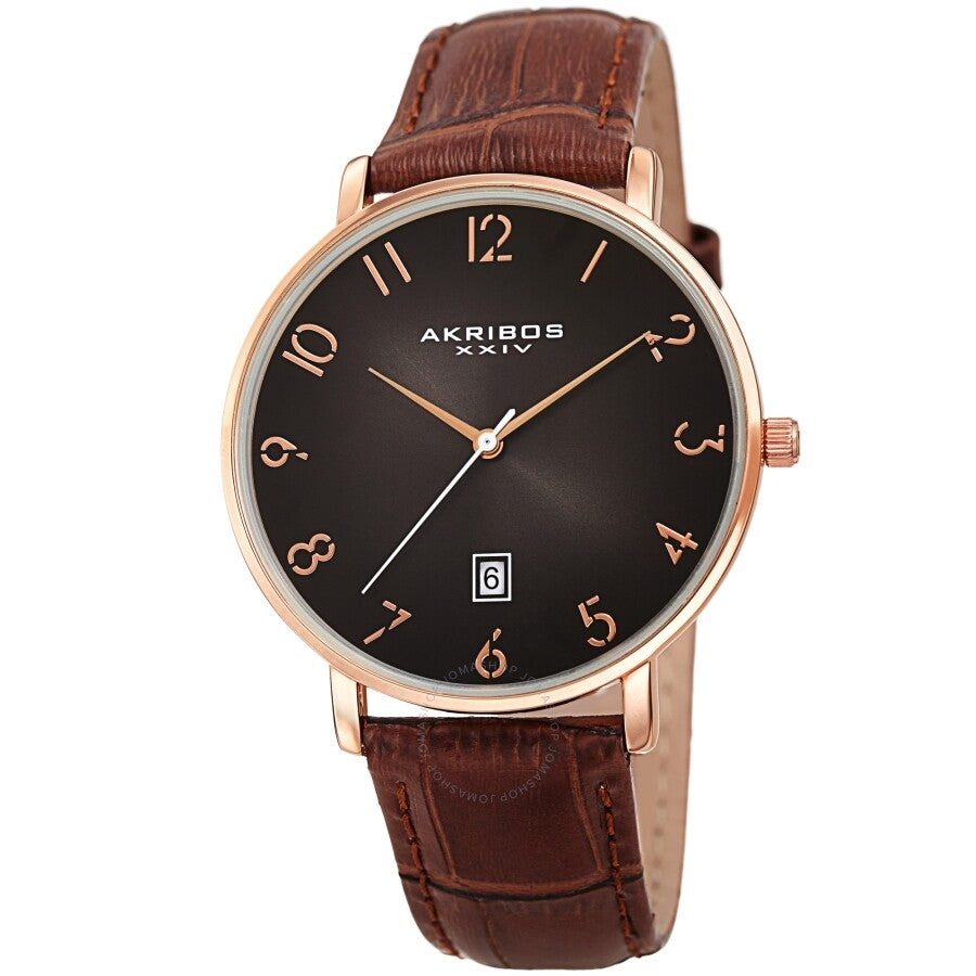 Akribos XXIV Quartz Grey Dial Men's Watch AK1077RG
