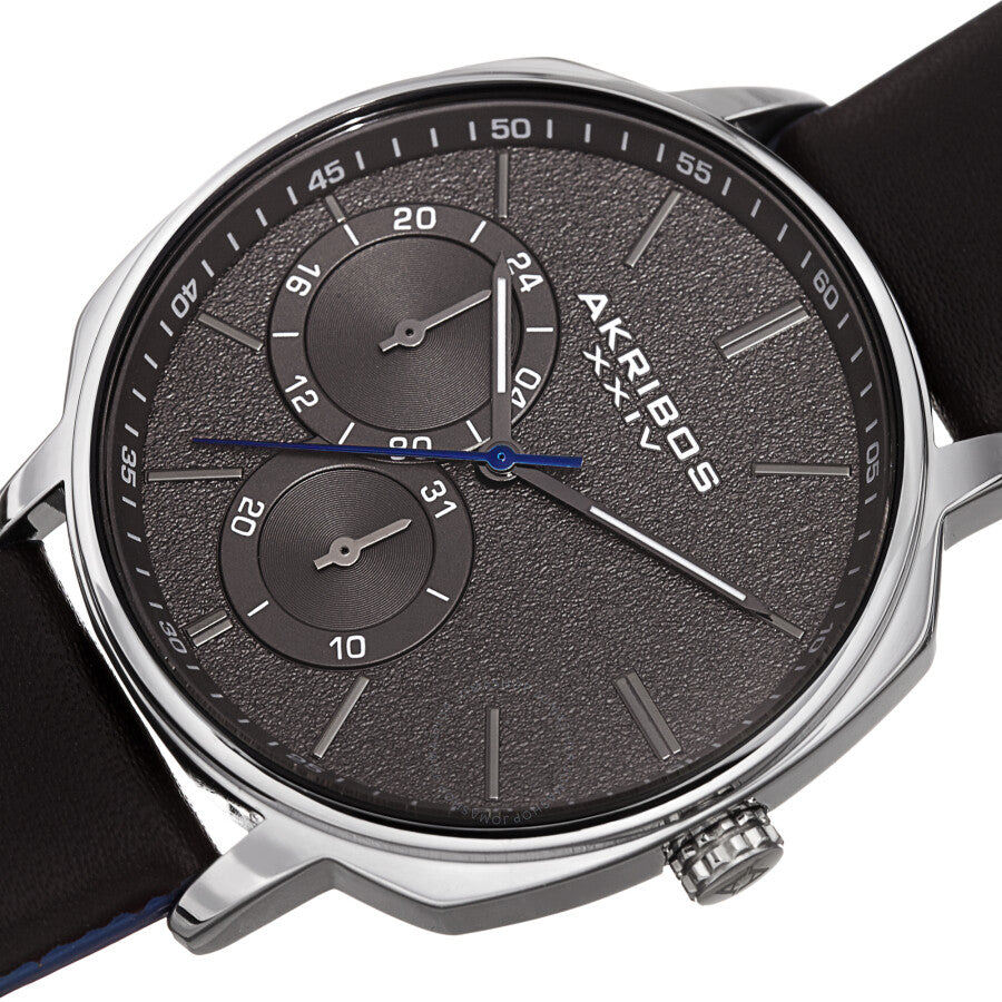 Akribos XXIV Quartz Silver Dial Men's Watch AK1022SSBK