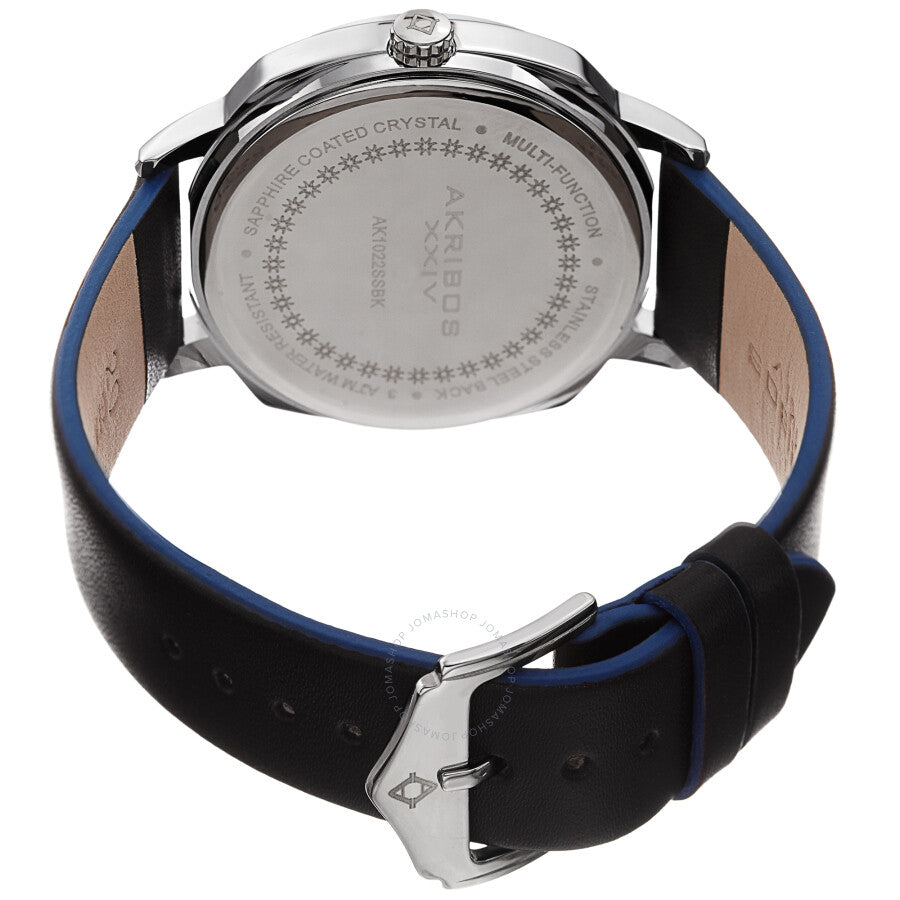 Akribos XXIV Quartz Silver Dial Men's Watch AK1022SSBK