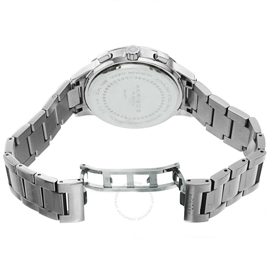Akribos XXIV Quartz Silver Dial Men's Watch AK1071SS