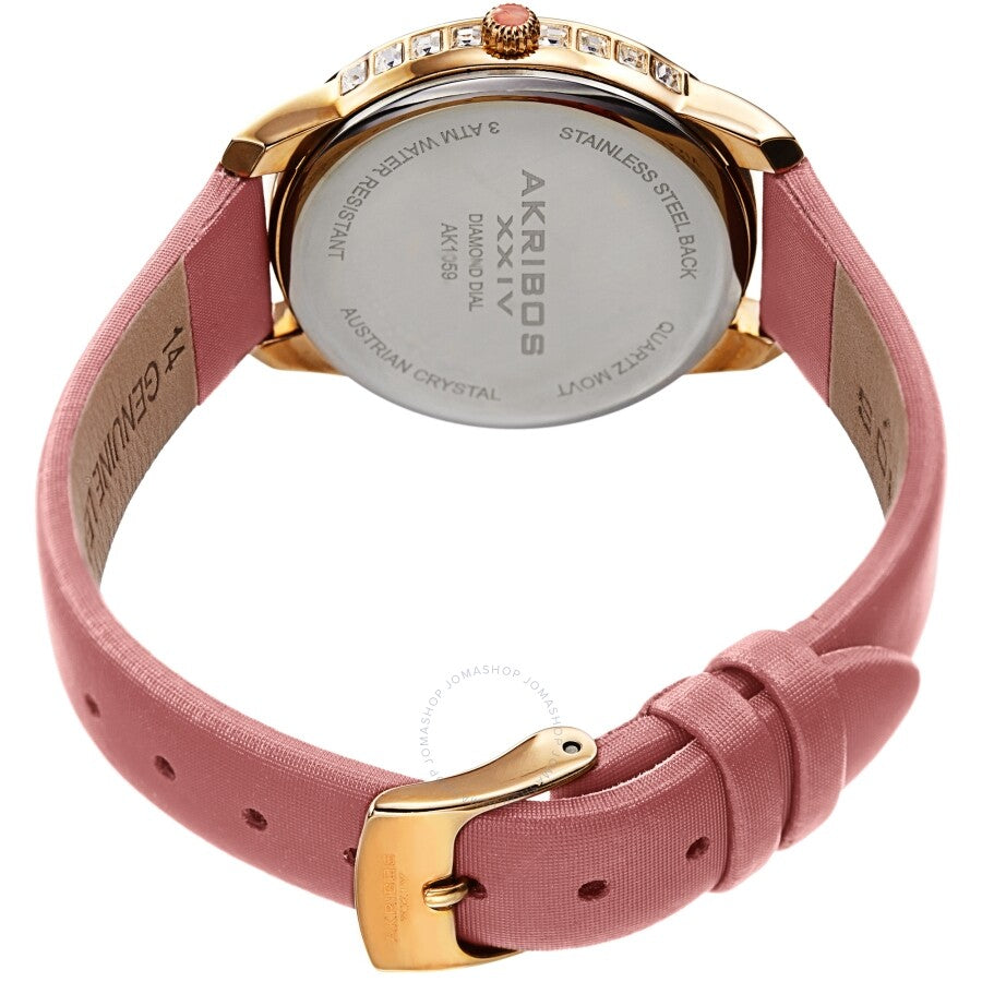 Reloj Akribos Xxiv de cuarzo con esfera blanca para mujer AK1059PK