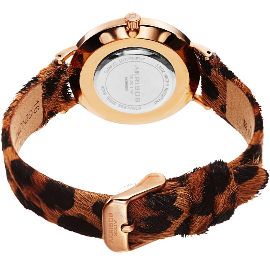 Akribos XXIV Quartz White Dial Ladies Watch AK1080RG