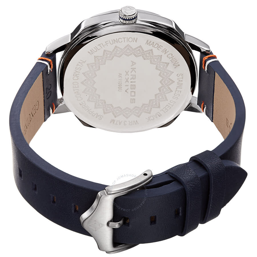 Reloj Akribos Xxiv de cuarzo con esfera blanca para hombre AK1109BU