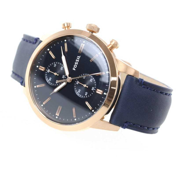 Fossil Townsman Reloj cronógrafo de cuarzo con esfera azul para hombre FS5436