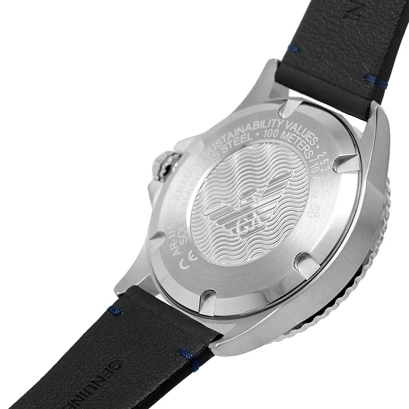Emporio Armani Silver and Blue Men's Watch - AR11516 AR11516 - Image 5