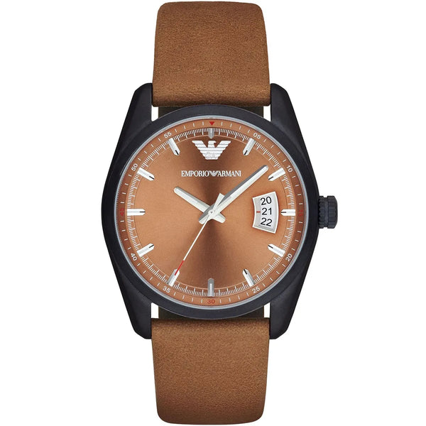 Emporio Armani Black Men's Watch - AR6080 AR6080 - Image 1