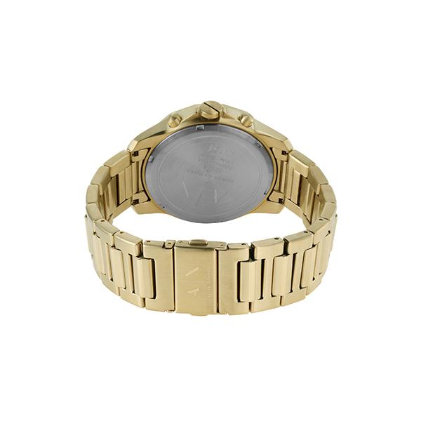 Armani Exchange All Gold Chronograph Grey Dial Men's Watch - AX1721