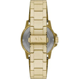 Armani Exchange Leonardo Gold-Toned Analog Men's Watch - AX1854
