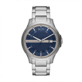 Armani Exchange Classic Hampton Date Silver Watch - AX2451