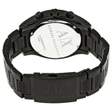 Armani Exchange Chronograph Black Dial Black Ion-plated Men's Watch - AX1605