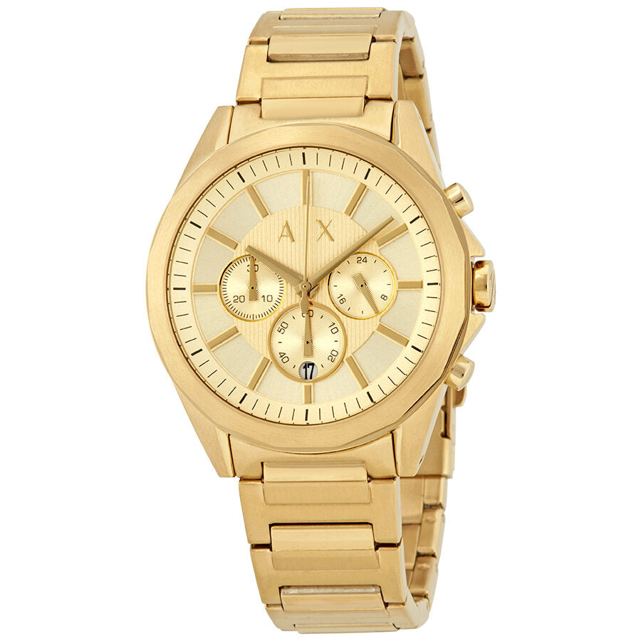 Armani Exchange Drexler Chronograph All Gold Watch - AX2602