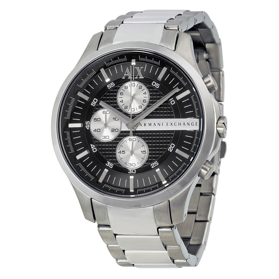 Armani Exchange Hampton Chronograph Black Dial Men's Watch - AX2152