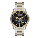 Armani Exchange Banks Chronograph Two-Tone Men's Watch - AX7148