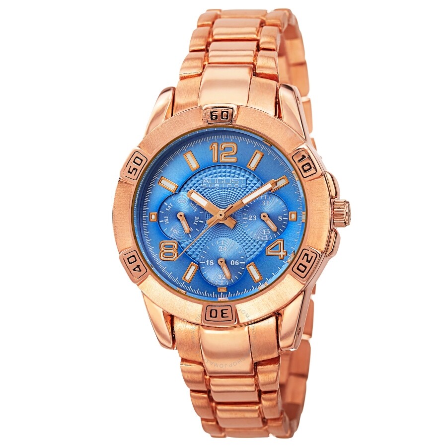 August Steiner Quartz Purple Dial Ladies Watch AS8143RGBU - The Watches Men & Co