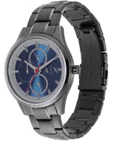 Armani Exchange Dante Multifunction Blue Dial Gunmetal Watch - AX1871