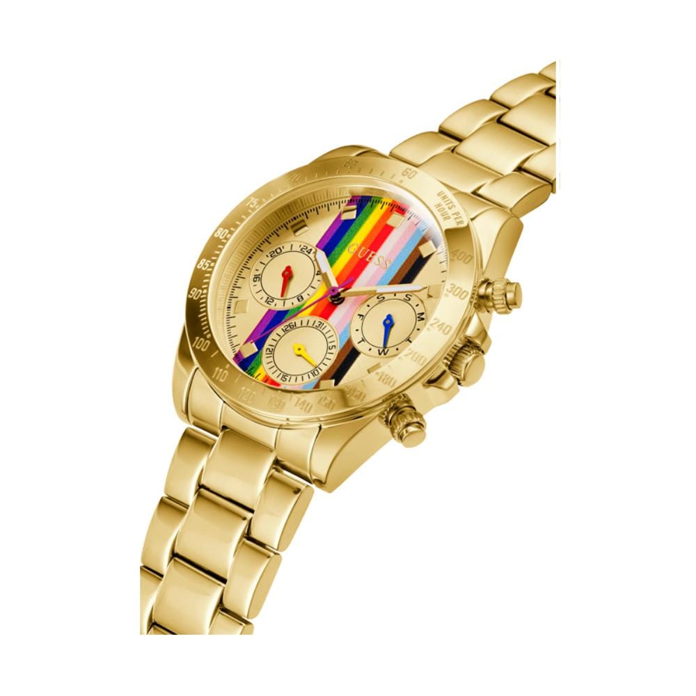 Barot House Watch Pride Skagen (Guess Rainbow Dial All Gold