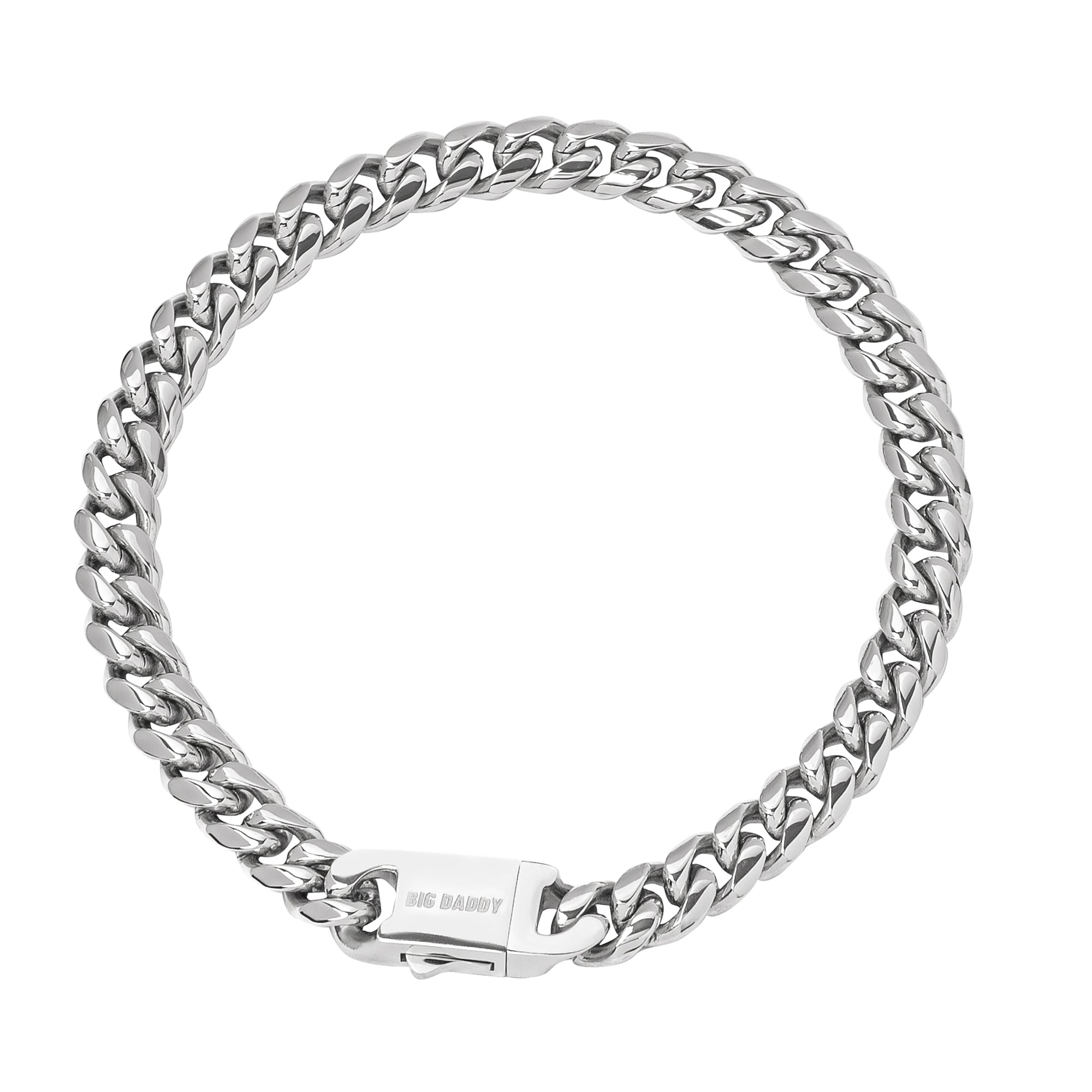 Big Daddy 10MM Cuban Link Stainless Steel Bracelet - Bracelet