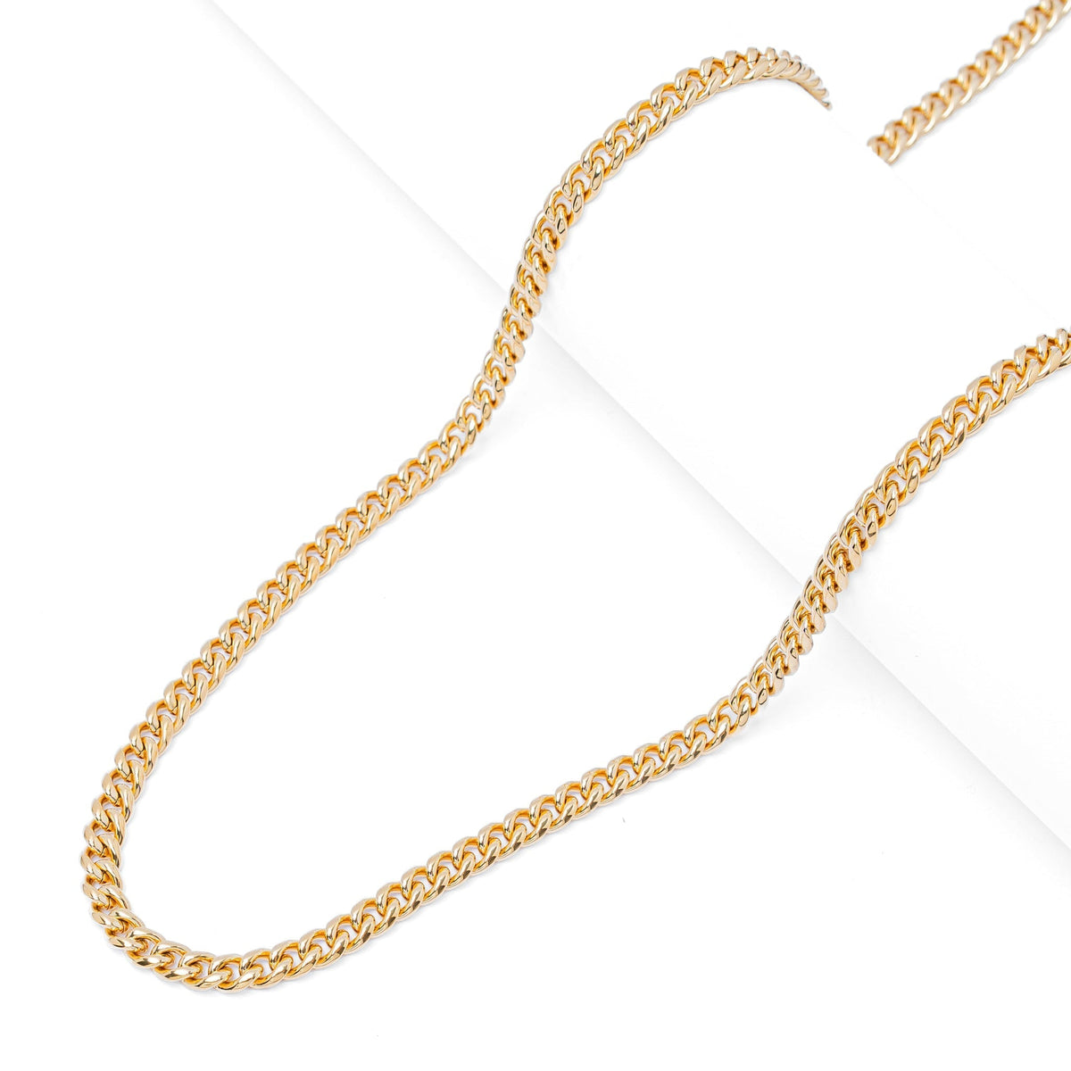 Big Daddy 5MM Cuban Curb chain link detail showing texture