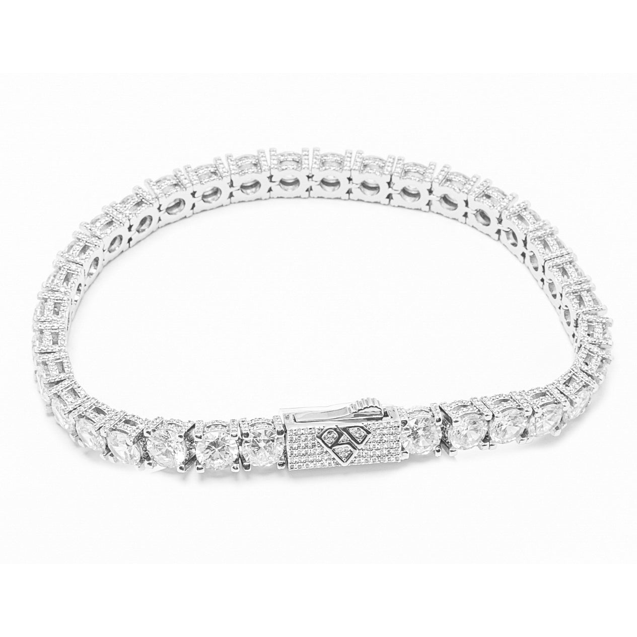 Big Daddy 6MM Diamond Silver Tennis Bracelet - Bracelet
