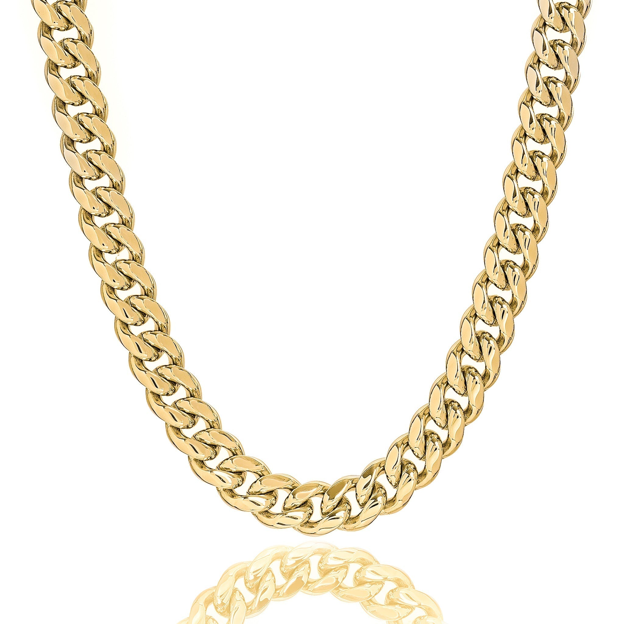 Big Daddy 8MM Cuban Link 18K Gold Chain - Chain