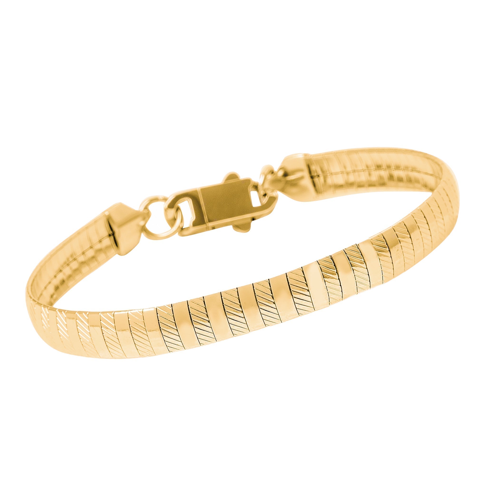 Big Daddy 8MM Gold Omega Bracelet - Bracelet