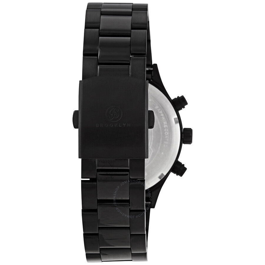 Brooklyn Watch Co. Bedford Brownstone II Reloj de cuarzo con esfera gris para hombre 308-GRY-1