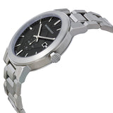 Burberry Reloj de hombre de acero inoxidable con esfera gris oscuro BU9901