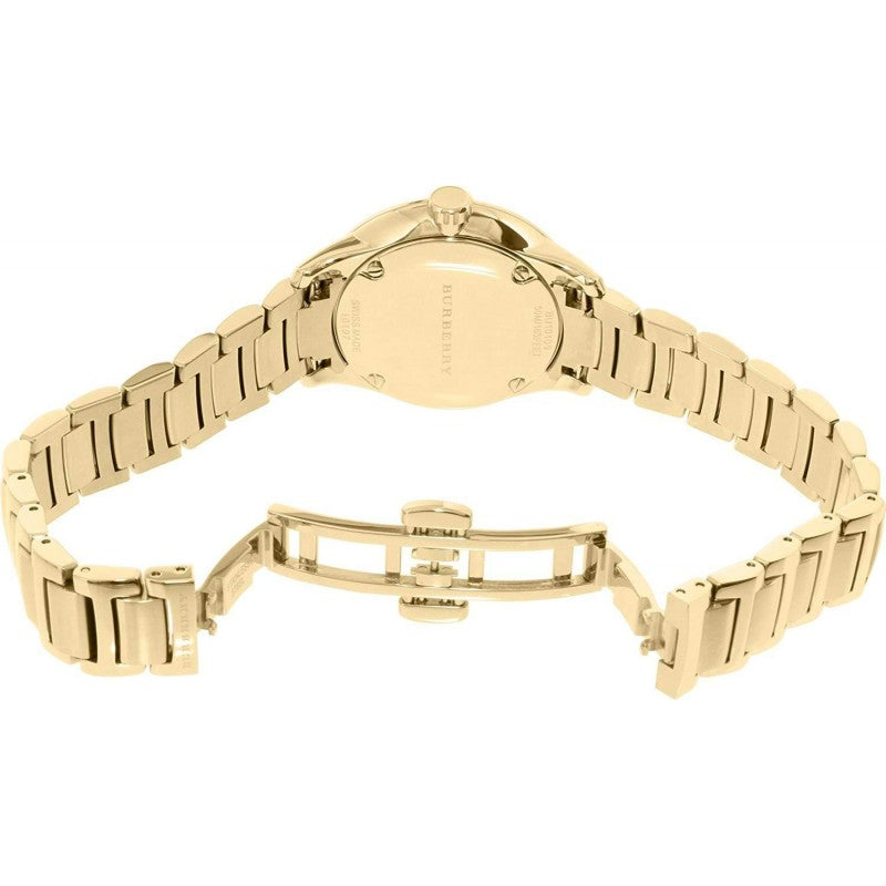 Reloj Burberry para mujer de acero inoxidable en tono dorado BU10109