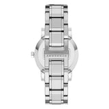 Burberry BU9125 Reloj de mujer con esfera de nácar y acero inoxidable plateado
