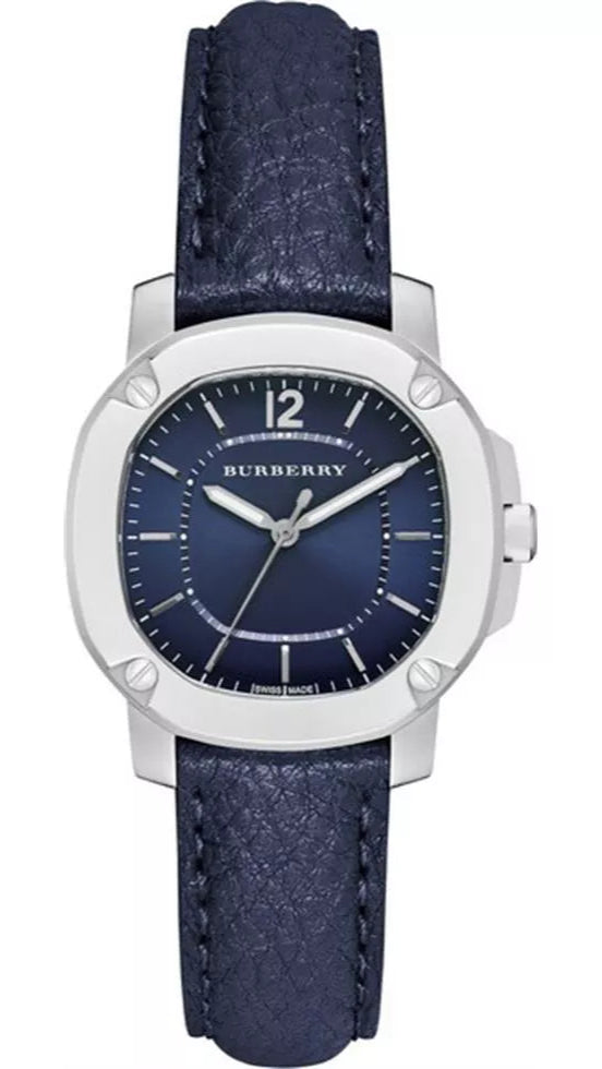 Burberry The Britain Blue Dial Blue Leather Strap Watch for Women - BBY1716 BBY1716 - Image 1