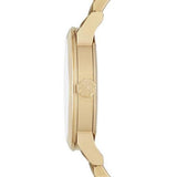 Burberry The City Gold Tone Leather Strap Gold Dial Men's Watch BU9032