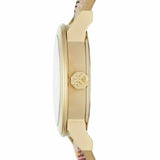 Burberry The City Madre de Perla Dial Beige Cuero Mujer Reloj BU9226