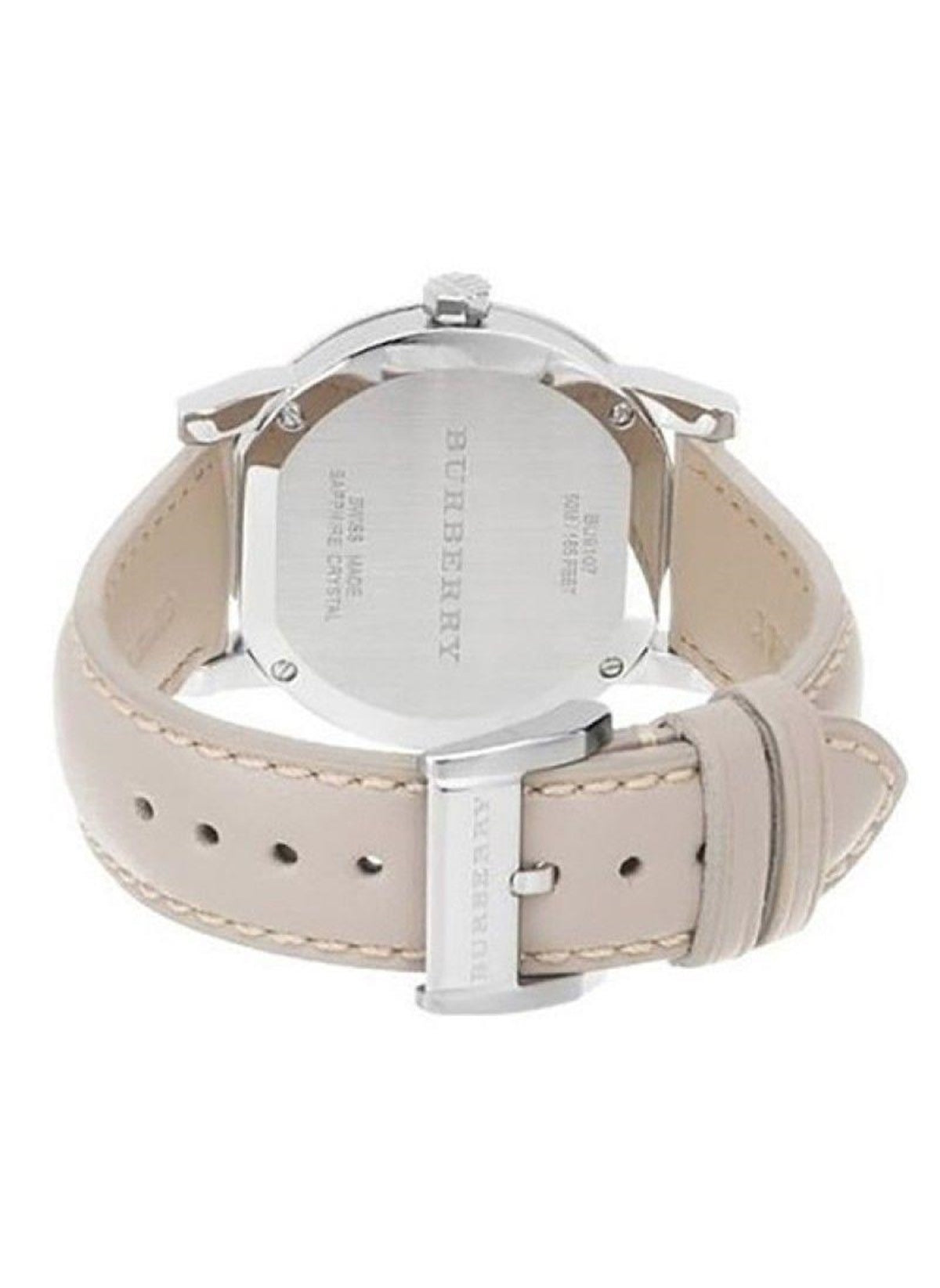 Burberry The City - Reloj para mujer con correa de piel color canela BU9107